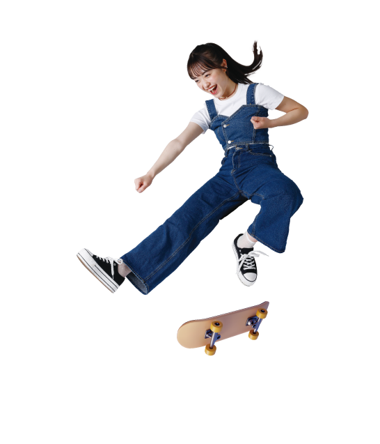 女子スケートボード