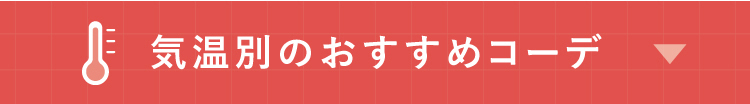 気温別のおすすめコーデ